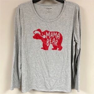3/$15 ❤️ 2/24  North Pole MAMA BEAR tee shirt xl 16